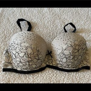 Victoria’s Secrets jeweled lace bra